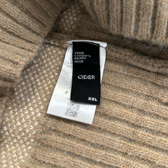 CIDER FLORAL KNIT SHORT SLEEVE SWEATER 2XL - Picture 6 of 7